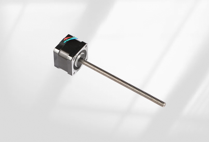 Lead screw motor and linear slide rail